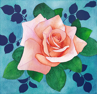 Rose Aquarelle CatMat 2024